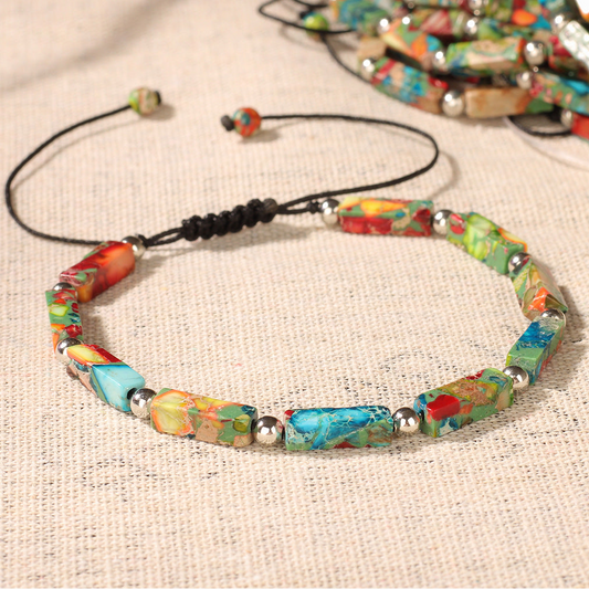 Bracelet Natural Stone Braided Bracelet Handmade Bracelet Unisex