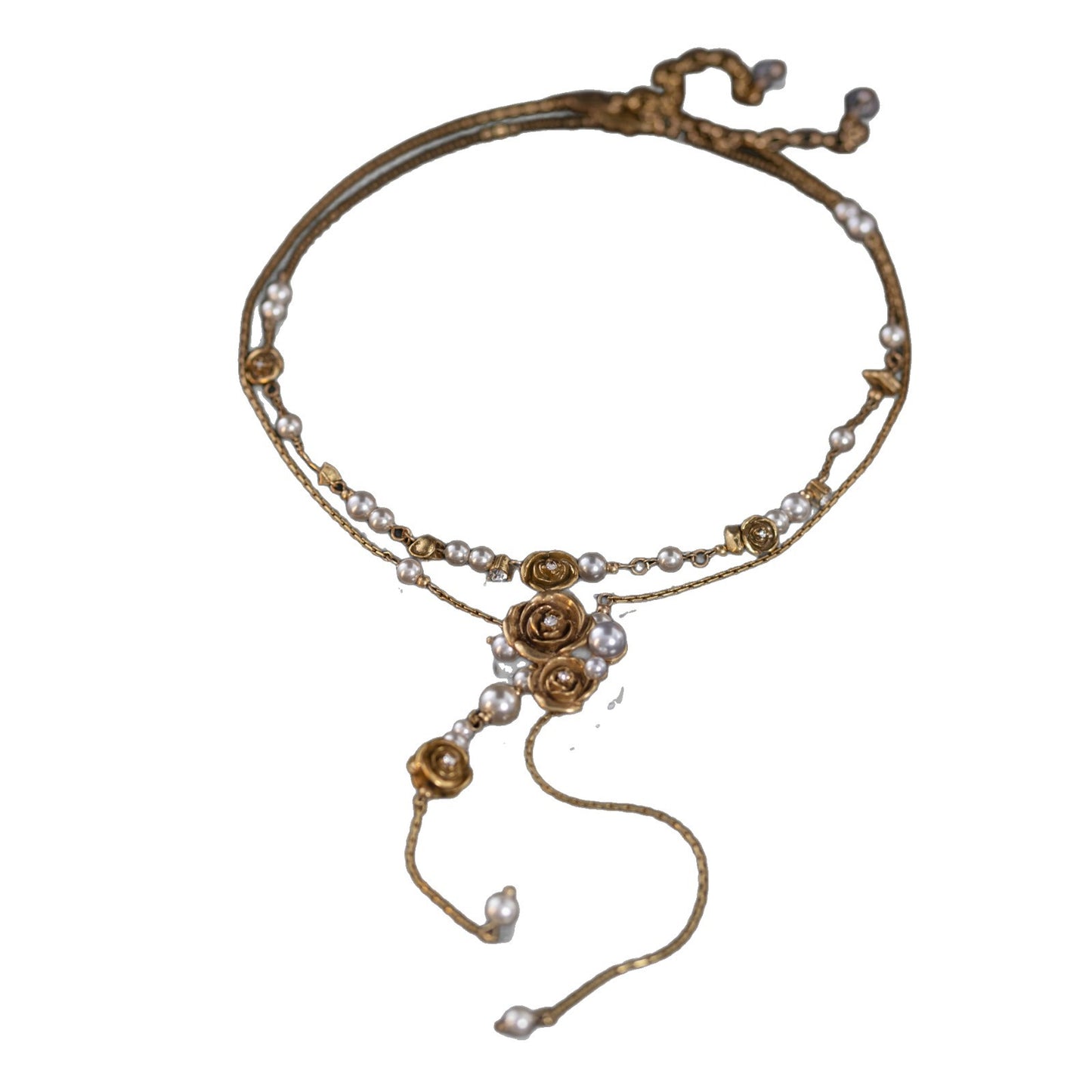 Vintage Natural Stone Tassel Necklace - Radiant Heritage Charm | iBrilliance