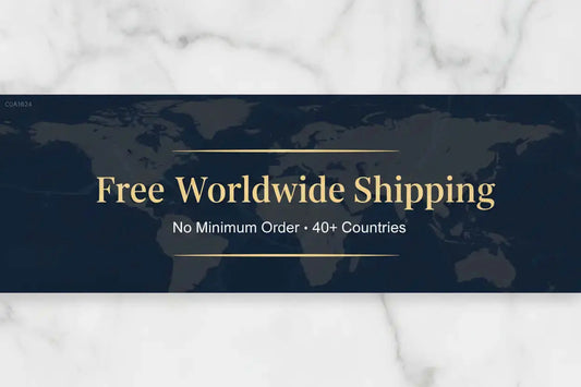 Free Worldwide Shipping — No Minimum Order · 40+ Countries | iBrilliance