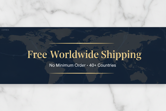 Free Worldwide Shipping — No Minimum Order · 40+ Countries | iBrilliance