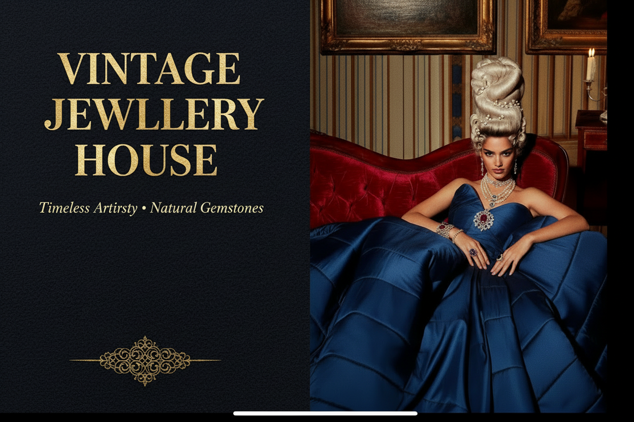 Vintage Jewellery House — Editorial Banner