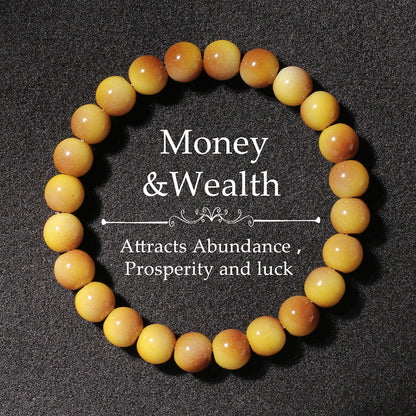 Glass Bracelet Imitation Tiger Eye Unisex Crystal Bracelet