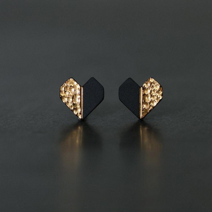Xinxu Ceramic Heart Earrings | Heart Stud Earrings ER14