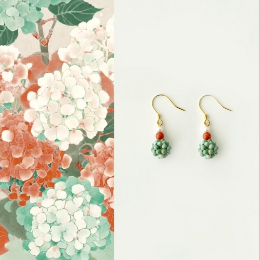 Endless Summer | Turquoise & Nanhong Agate Earrings ES01 Earring