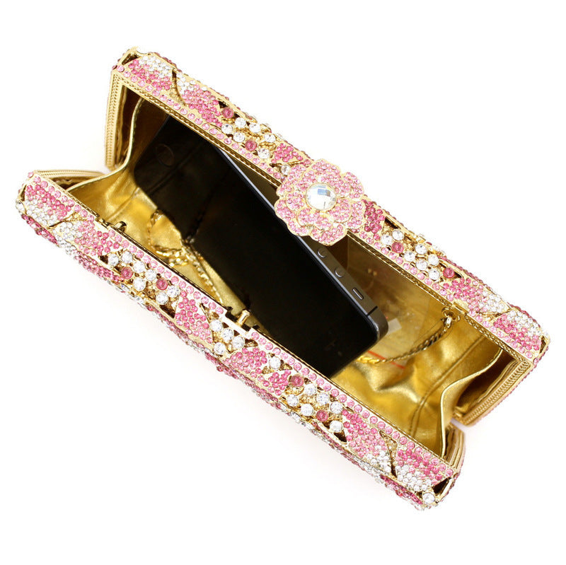 Crystal Evening Clutch - Handcrafted Rhinestone Statement Bag | iBrilliance