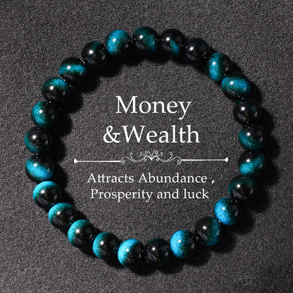 Glass Bracelet Imitation Tiger Eye Unisex Crystal Bracelet