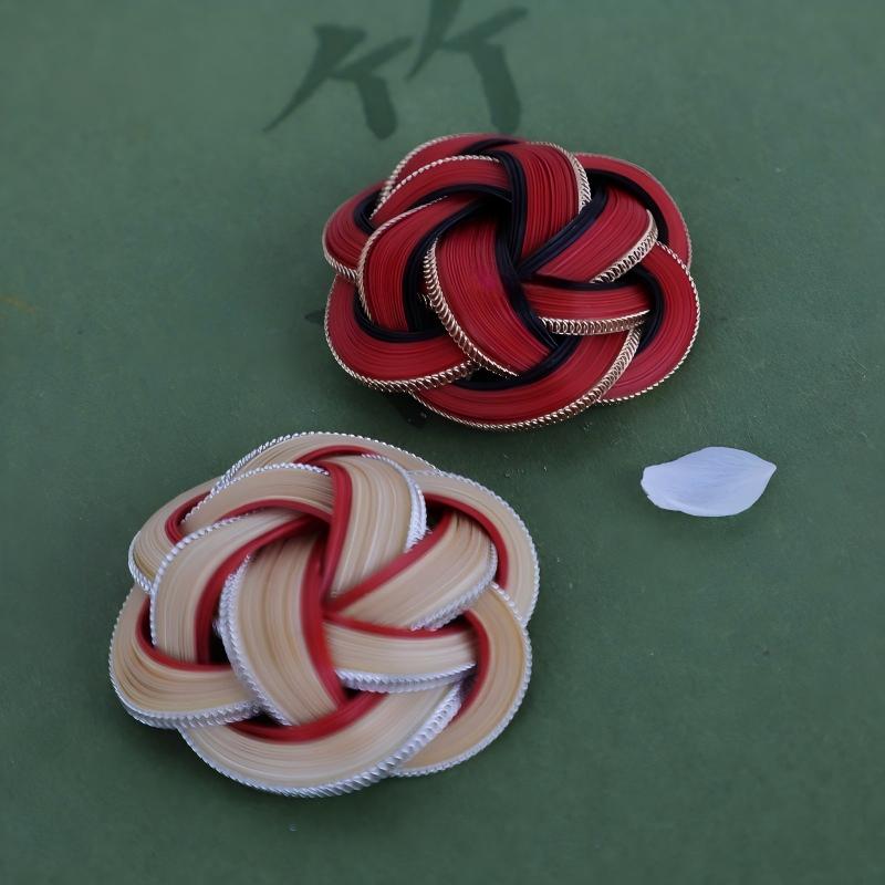 Bamboo Brooch | Silver & Gold Wire Edge | BW02 Brooch