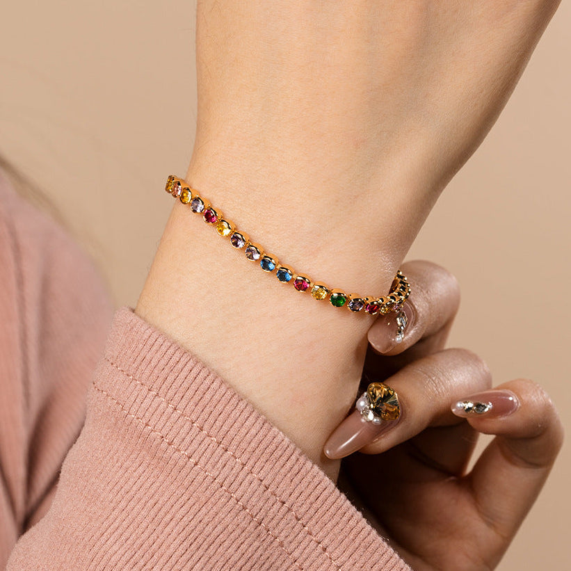 Evening Bracelet Jewelry AAA Grade Zircon Inlaid High-end Bracelet