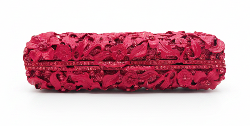 Bloom | Floral Sculpted Evening Clutch Bag CB01 Clutch Bag