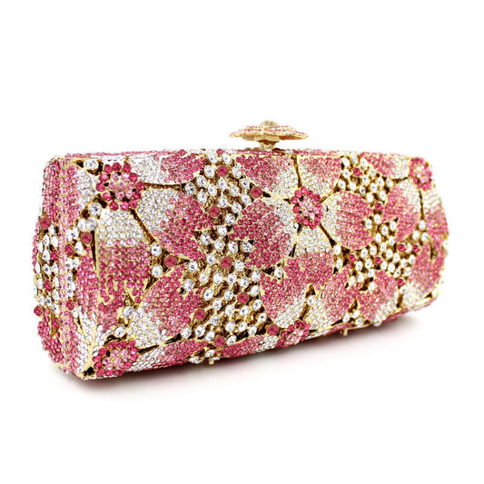 Crystal Evening Clutch - Handcrafted Rhinestone Statement Bag | iBrilliance