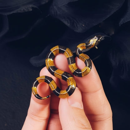 Wondrous Banded Krait Brooch B01 - brand card with Chinese and English product name