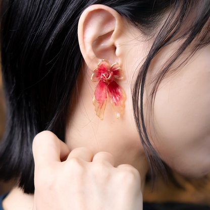 Emotion | Sculptural Leather Butterfly Earrings E03