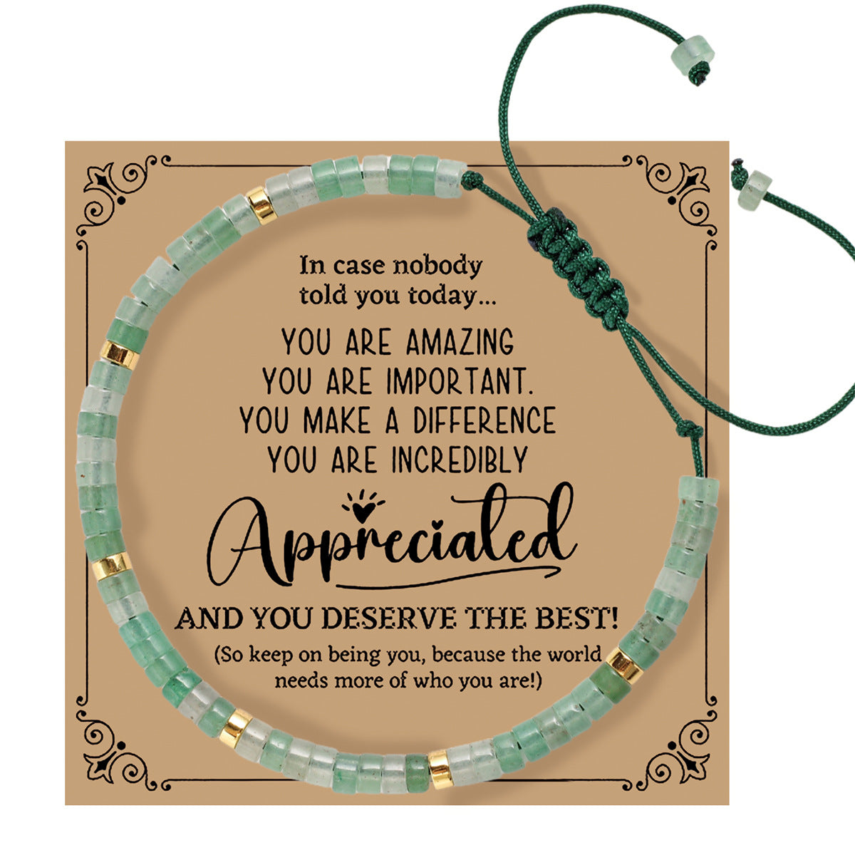 Adjustable Handmade Woven Bracelet Natural Stone Bohemian Colorful Aventurine Purple Braided Bracelet