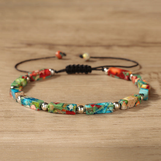 Bracelet Natural Stone Braided Bracelet Handmade Bracelet Unisex