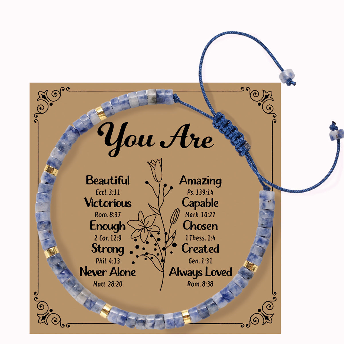 Adjustable Handmade Woven Bracelet Natural Stone Bohemian Colorful Aventurine Purple Braided Bracelet