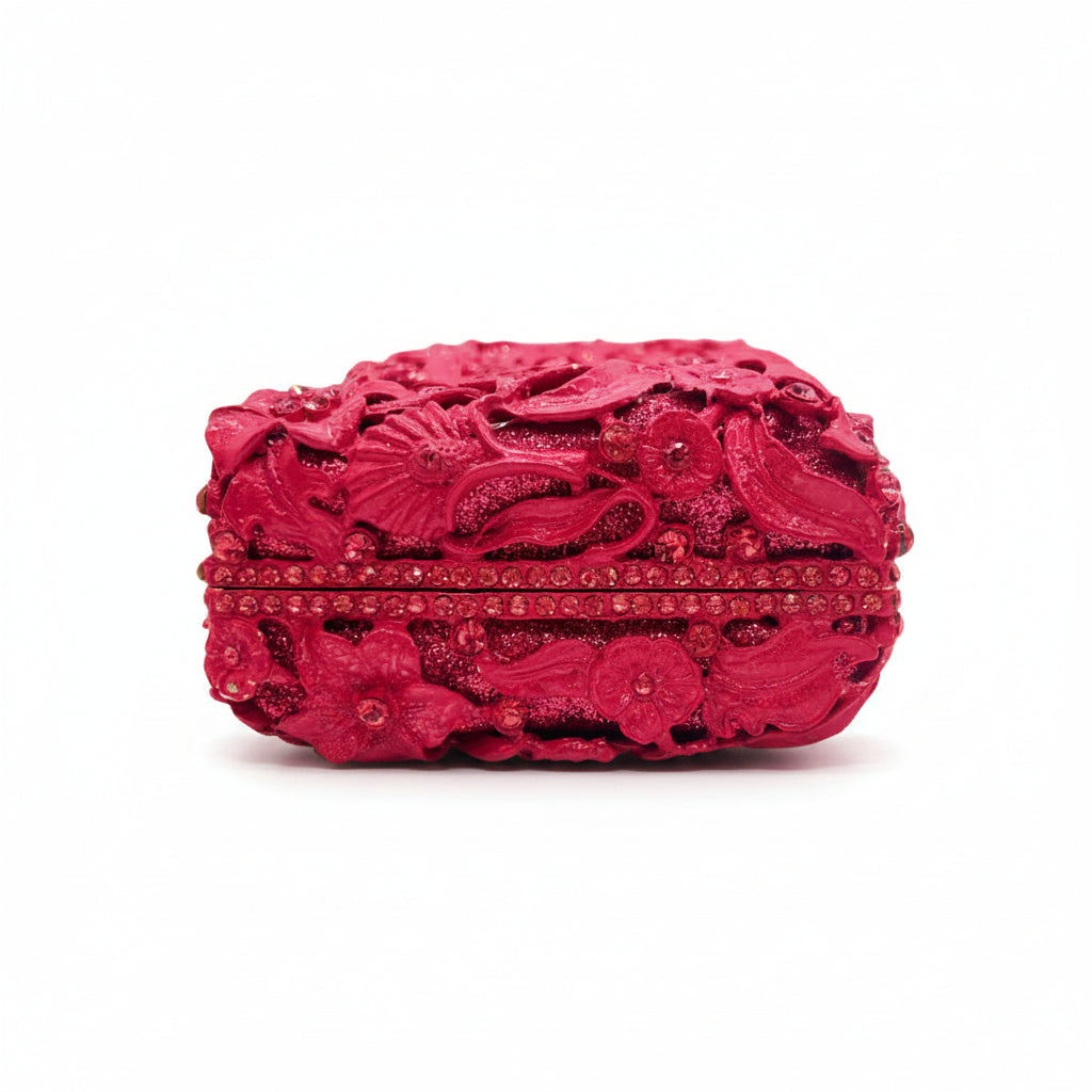 Bloom | Floral Sculpted Evening Clutch Bag CB01 Clutch Bag
