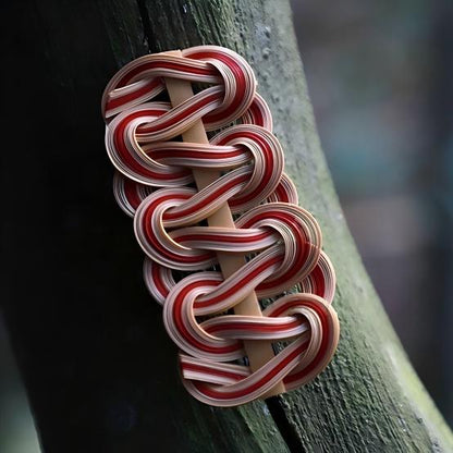 Bamboo Weave Hair Clip & Brooch | Intangible Heritage | BW01 Brooch