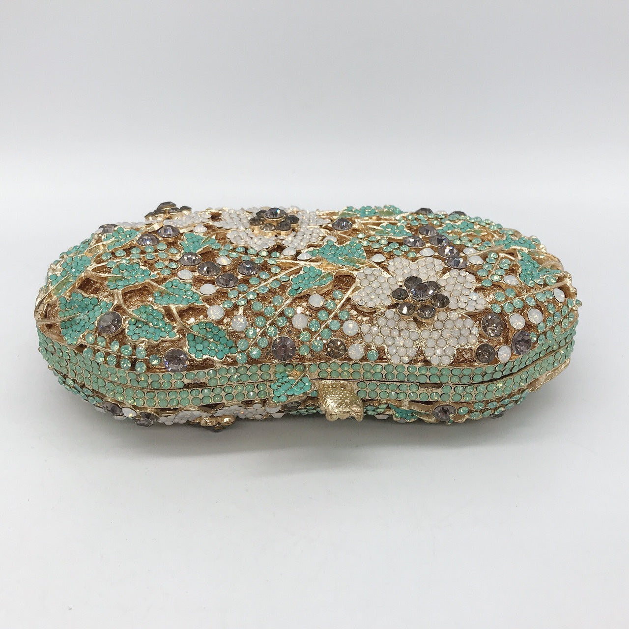 Crystal Clutch Bag with Rhinestones, Evening Bag with Protein Rhinestones, Party Full Rhinestone Handbag for Women