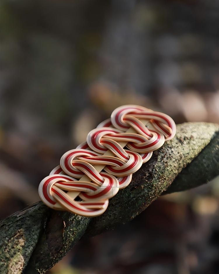 Bamboo Weave Hair Clip & Brooch | Intangible Heritage | BW01 Brooch