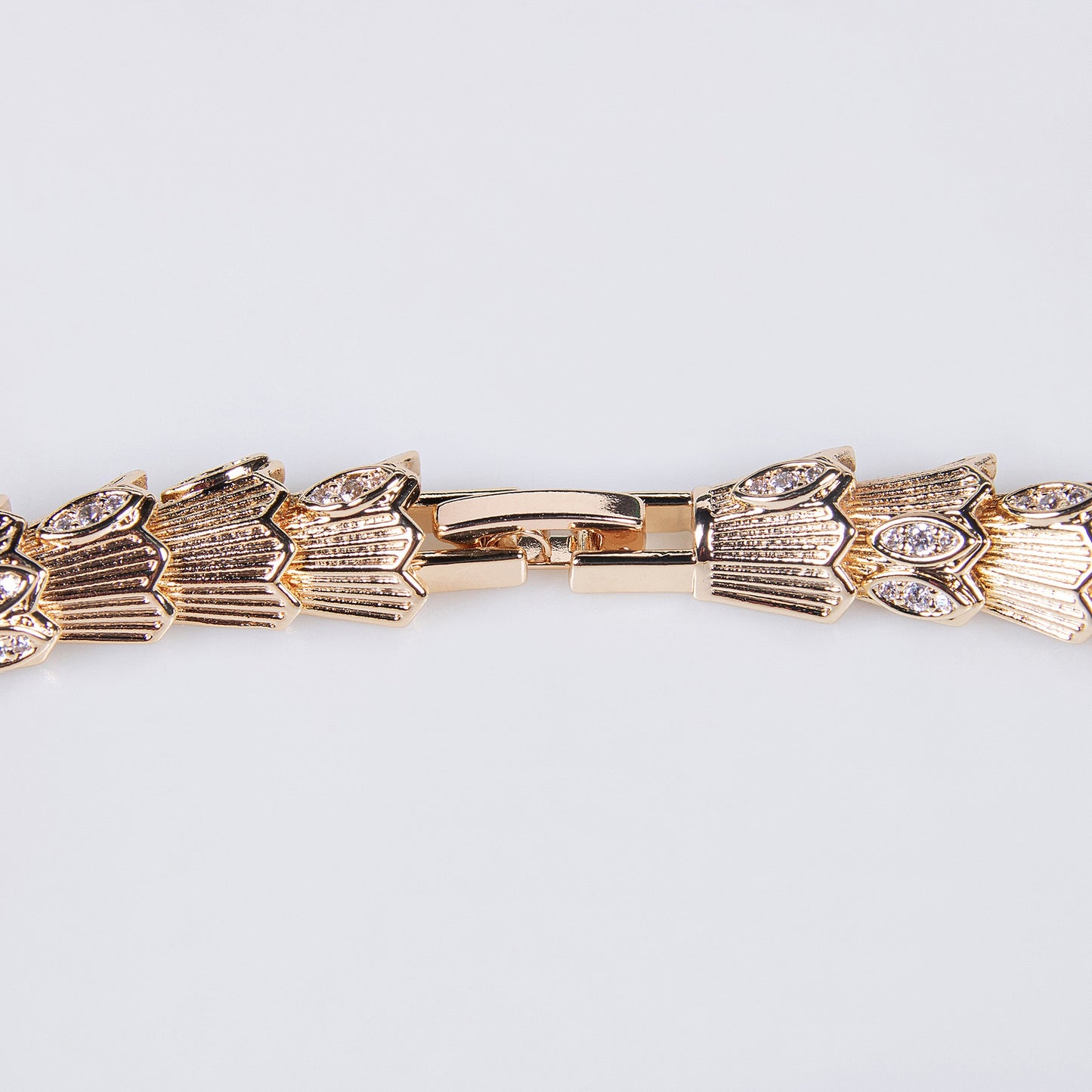 Fashionable micro-inlaid zircon snake necklace earring jewelry set banquet high-end snake necklace earrings