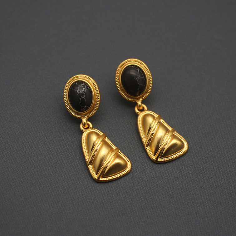Vintage Stone Jewelry - Heritage Geometric Allure | iBrilliance