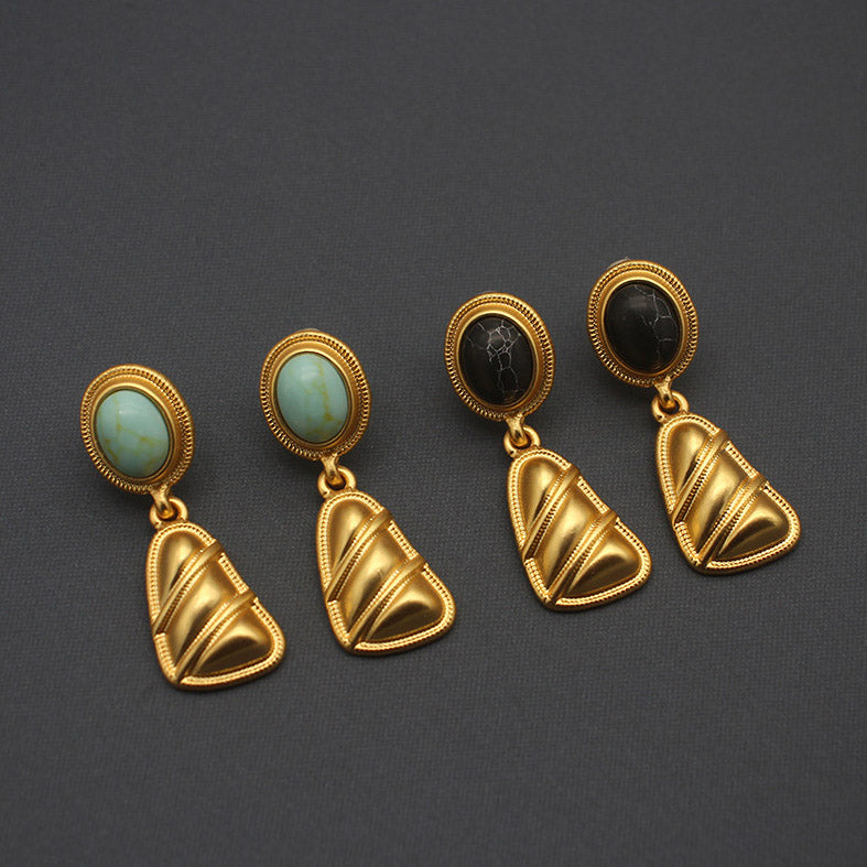 Vintage Stone Jewelry - Heritage Geometric Allure | iBrilliance