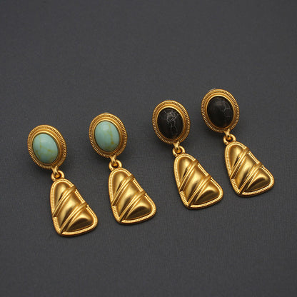Vintage Stone Jewelry - Heritage Geometric Allure | iBrilliance