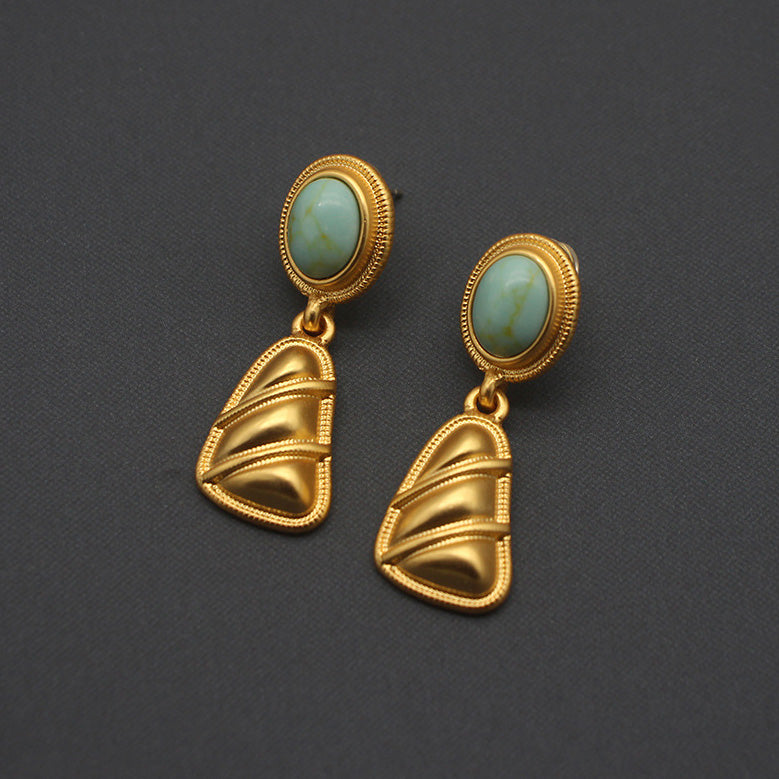 Vintage Stone Jewelry - Heritage Geometric Allure | iBrilliance