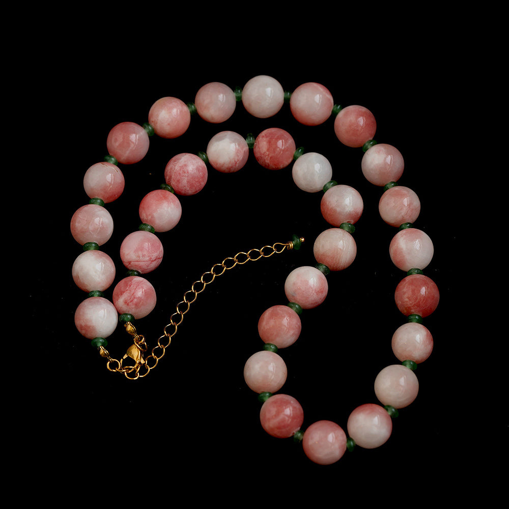 Vintage Pink Raw Stone Beaded Jewelry Collection| iBrilliance Jewelry Set