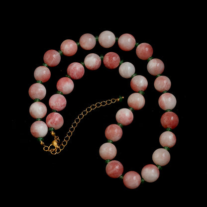 Vintage Pink Raw Stone Beaded Jewelry Collection| iBrilliance Jewelry Set