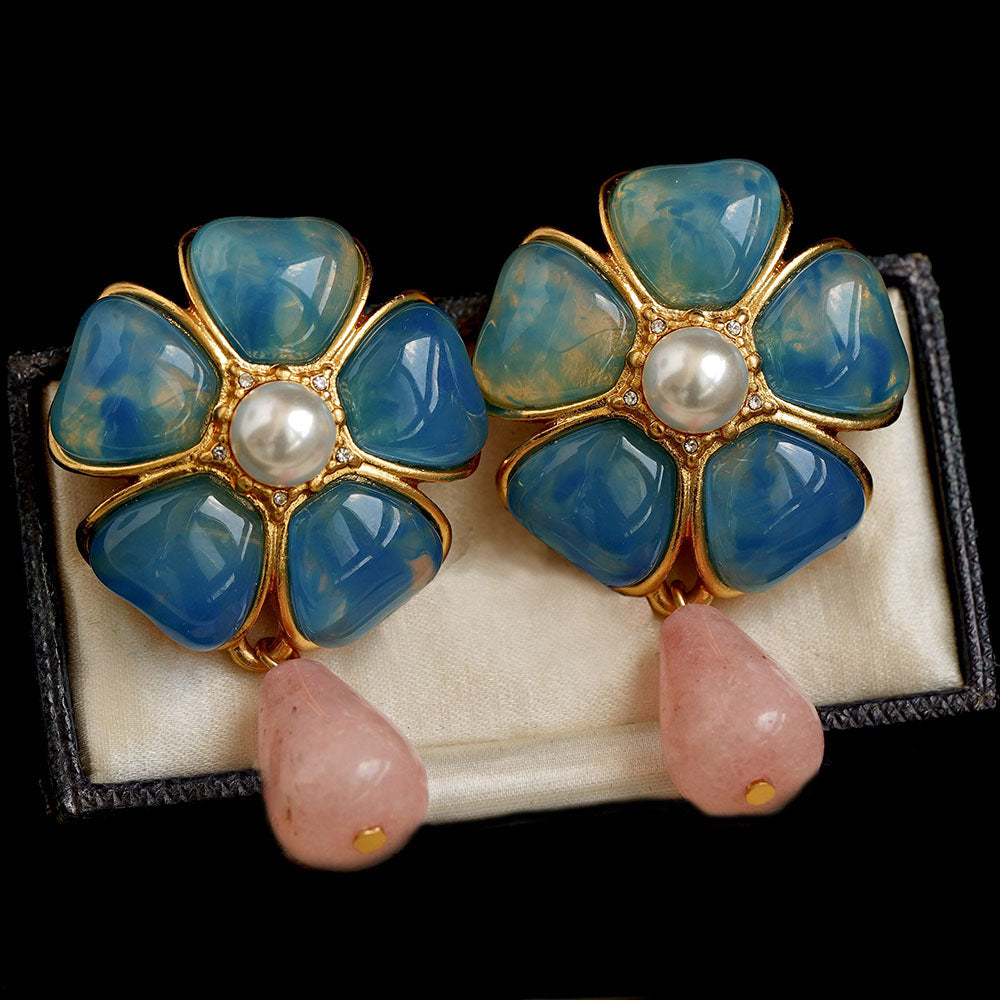 Vintage Pink Raw Stone Beaded Jewelry Collection| iBrilliance Jewelry Set