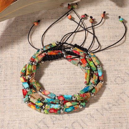 Bracelet Natural Stone Braided Bracelet Handmade Bracelet Unisex