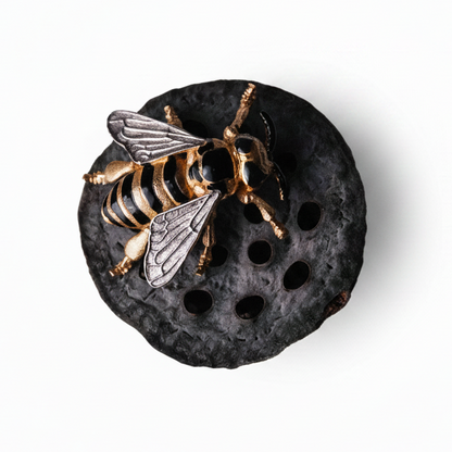 Bee Stud Earrings Clean Base Image