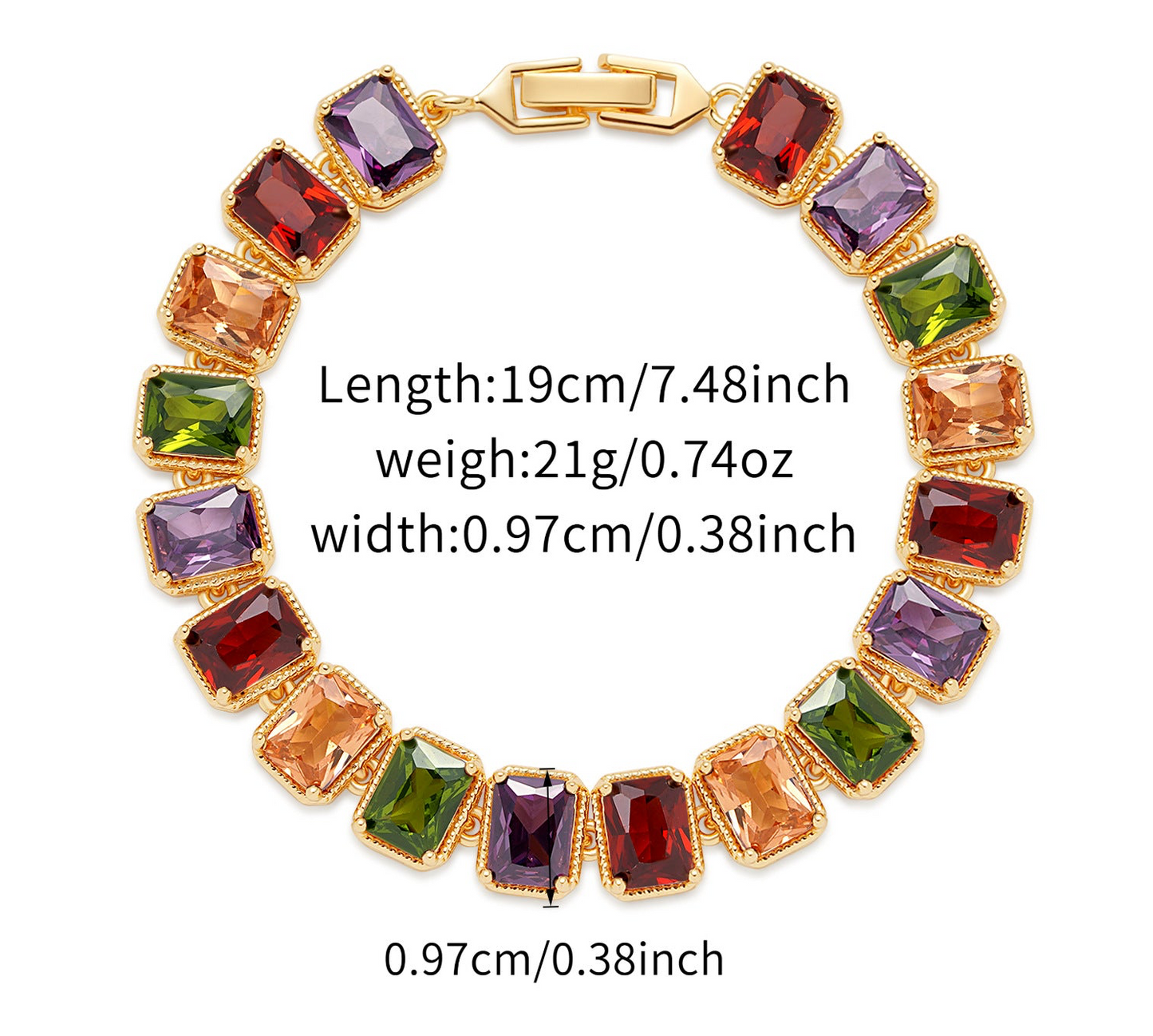 Gorgeous Dinner Bracelet Jewelry AAA Grade Zircon Inlaid Bracelet