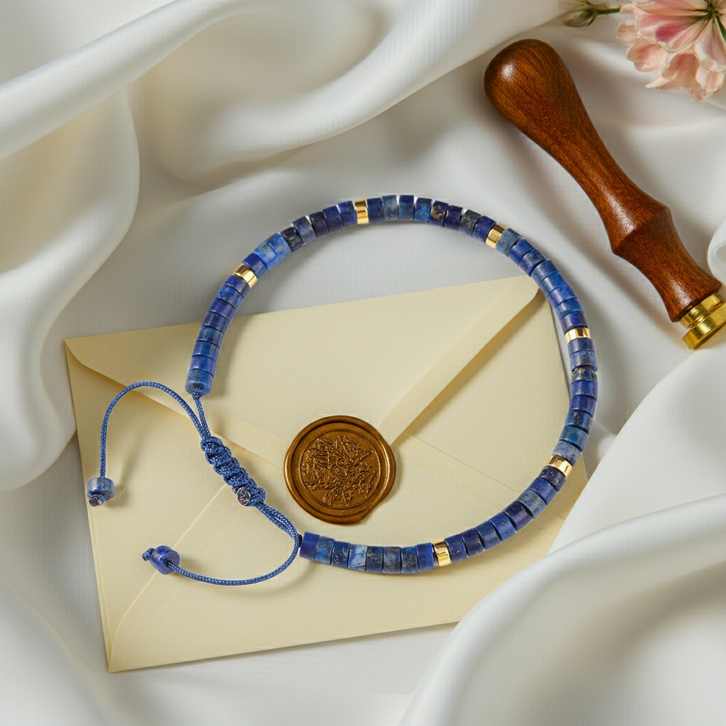 Adjustable Handmade Woven Bracelet Natural Stone Bohemian Colorful Aventurine Purple Braided Bracelet