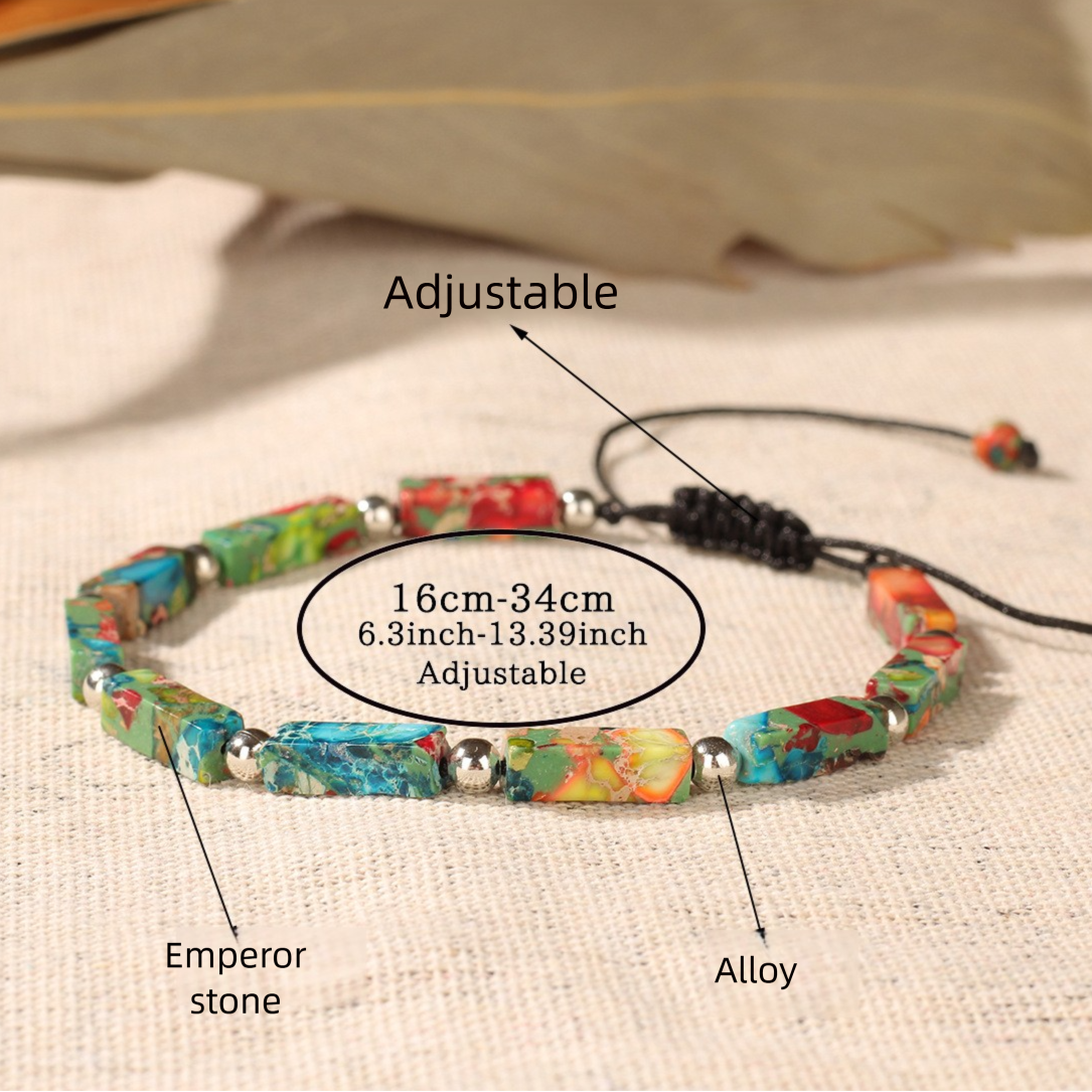 Bracelet Natural Stone Braided Bracelet Handmade Bracelet Unisex