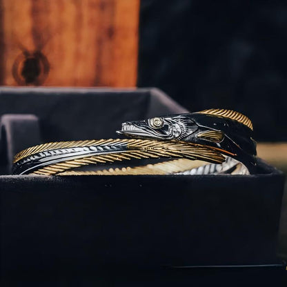 Gold-Plated Fish Bracelet – Stainless Steel Jewelry| iBrilliance