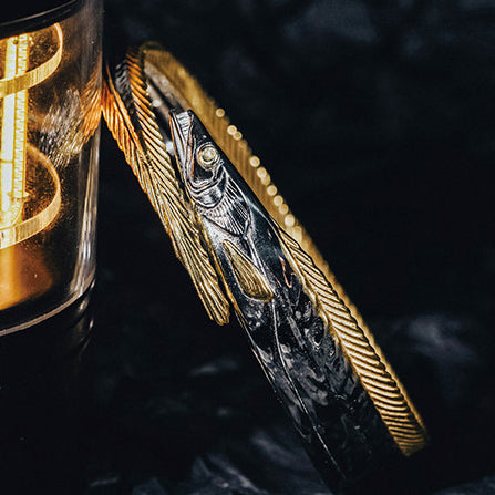 Gold-Plated Fish Bracelet – Stainless Steel Jewelry| iBrilliance Bracelet