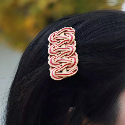 Bamboo Weave Hair Clip & Brooch | Intangible Heritage | BW01 Brooch