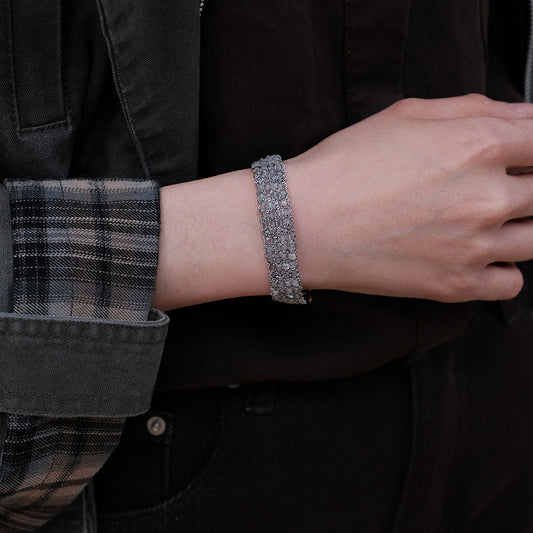 Between the Clouds | Handwoven Crystal Beaded Bracelet B03 Bracelet