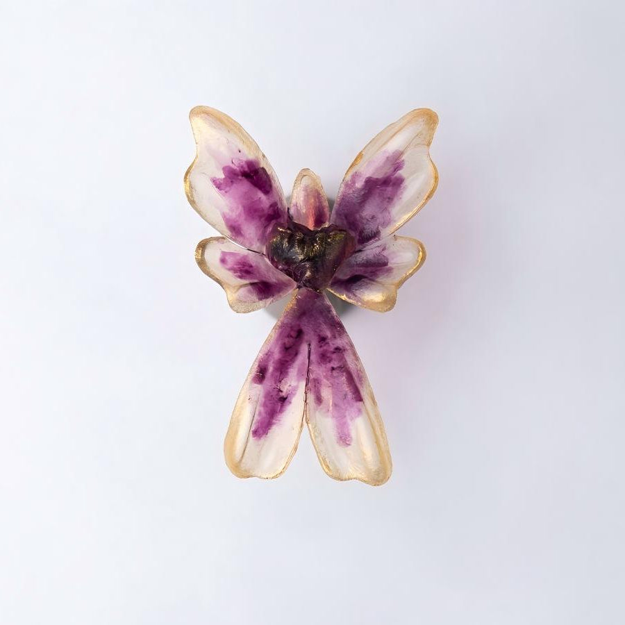 Emotion | Sculptural Leather Butterfly Earrings E03